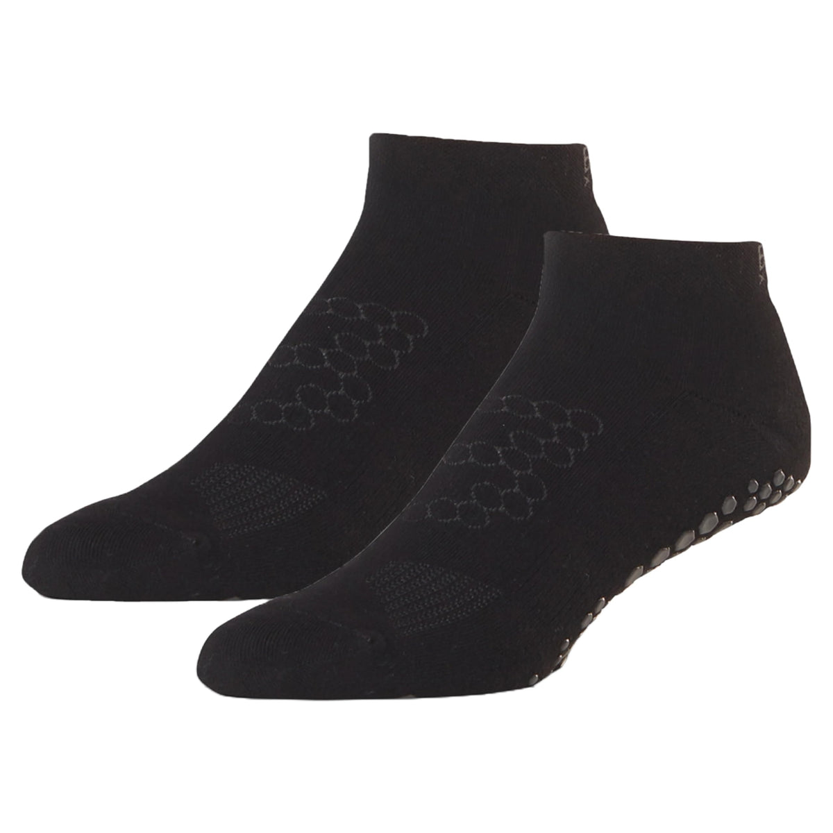 BASE XXXIII Grip Low Rise 2 Pack Black Small front view showing comfortable waistband