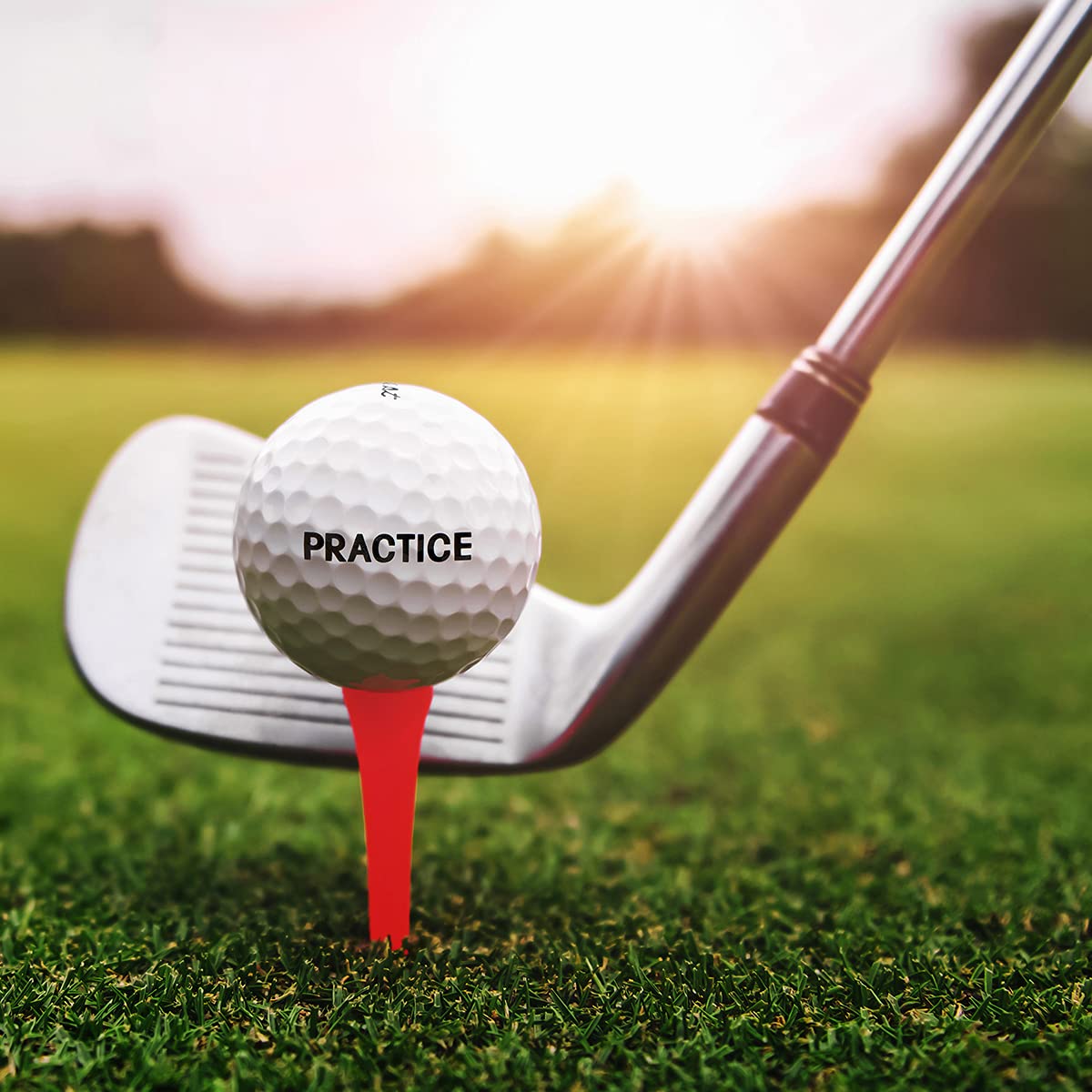 Bastex environmentally-friendly recycled golf balls for sustainable practice.