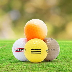 Bastex mesh shag bag holds golf balls for quick cleanup.