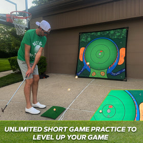 Battle Golf family practice session indoors or outdoors
