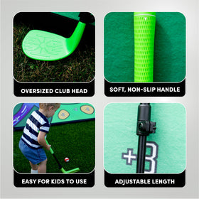 Battle Golf oversized head offers forgiveness and a larger sweet spot.