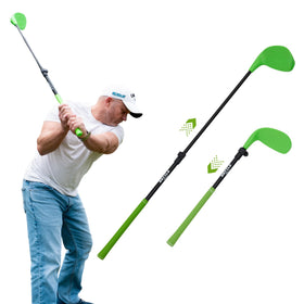Battle Golf telescopic club extended to 46-83cm for versatile play.