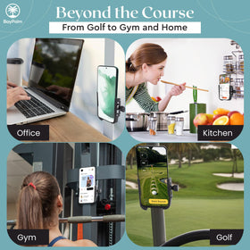 BayPalm EZGO Yamaha cart accessory, secure phone mount for cart rides.