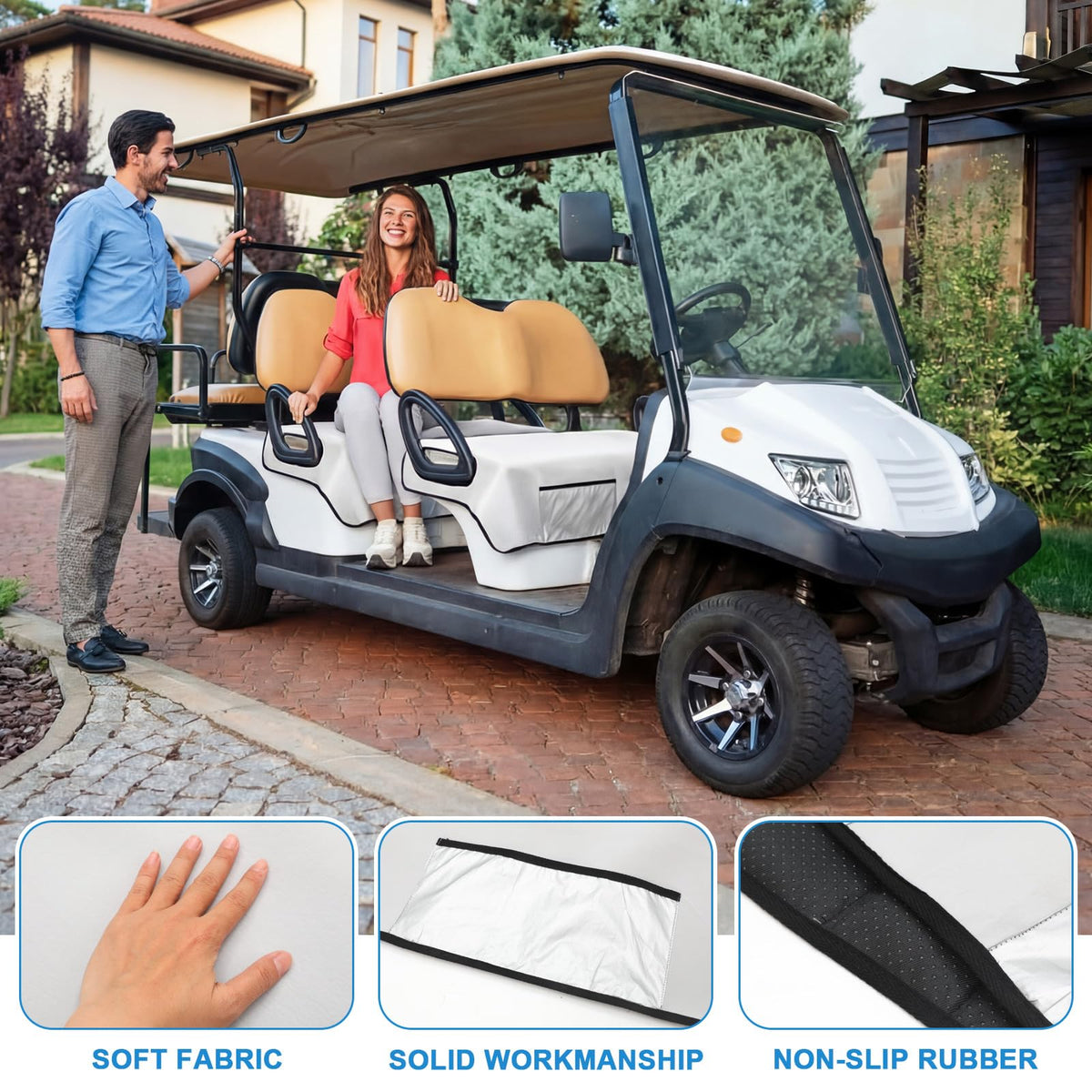 BBTO armrest-cutouts align precisely for a neat, secure fit.