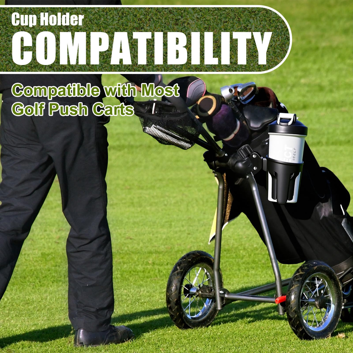 BBTO durable ABS plastic cup holder offers odorless, safe use