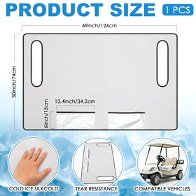 BBTO ice-silk cooling fabric delivers a cool touch on hot rides.