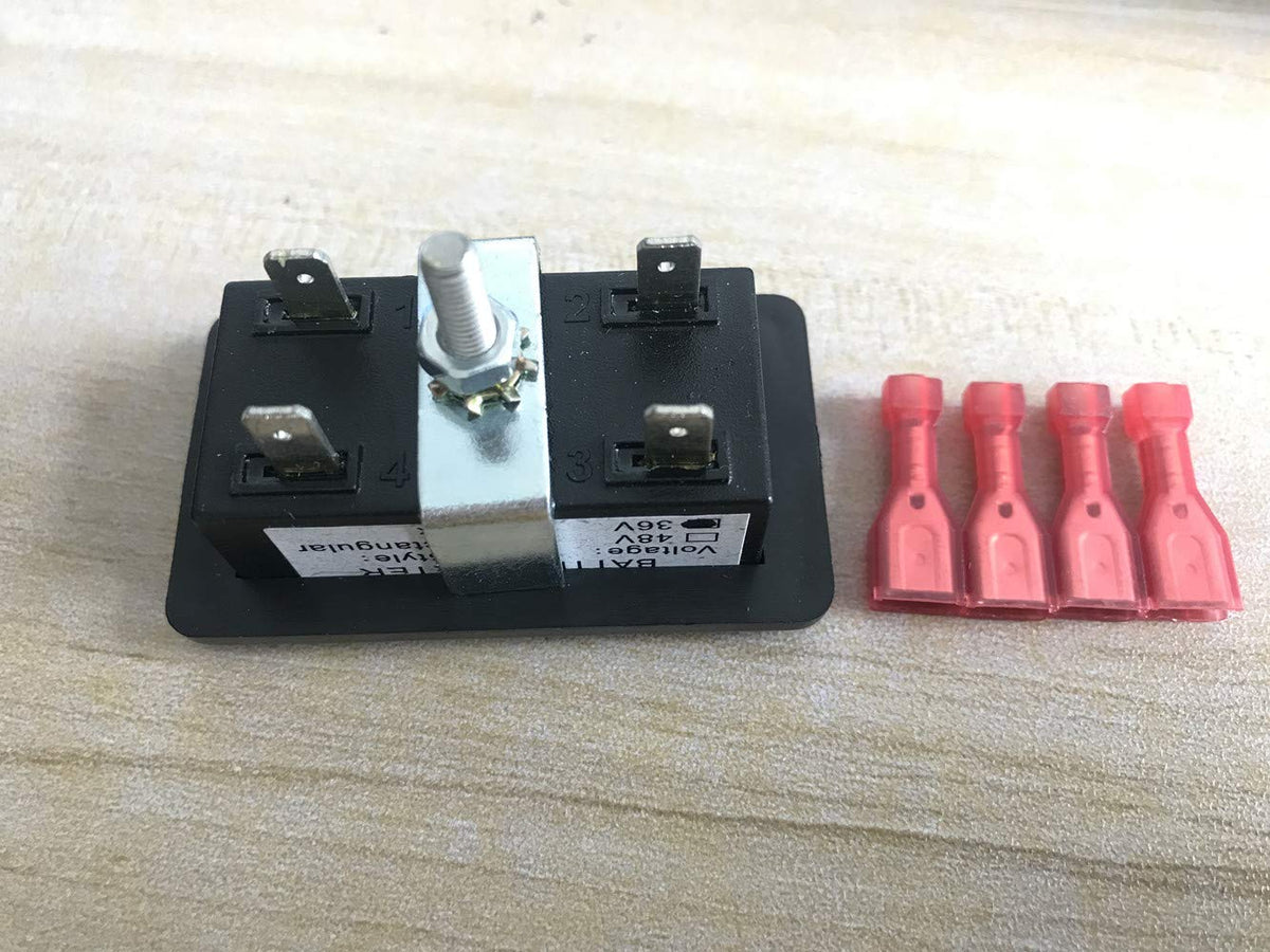 BeAcc 36V charge meter red LED indicator signals charge level inside dash
