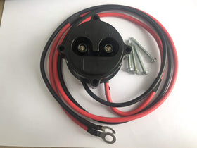 BeAcc DC charger receptacle fits Yamaha G19 and G22 48-volt carts.