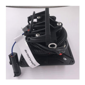 BeAcc Delta-Q charger receptacle side connection highlights secure battery charging compatibility.