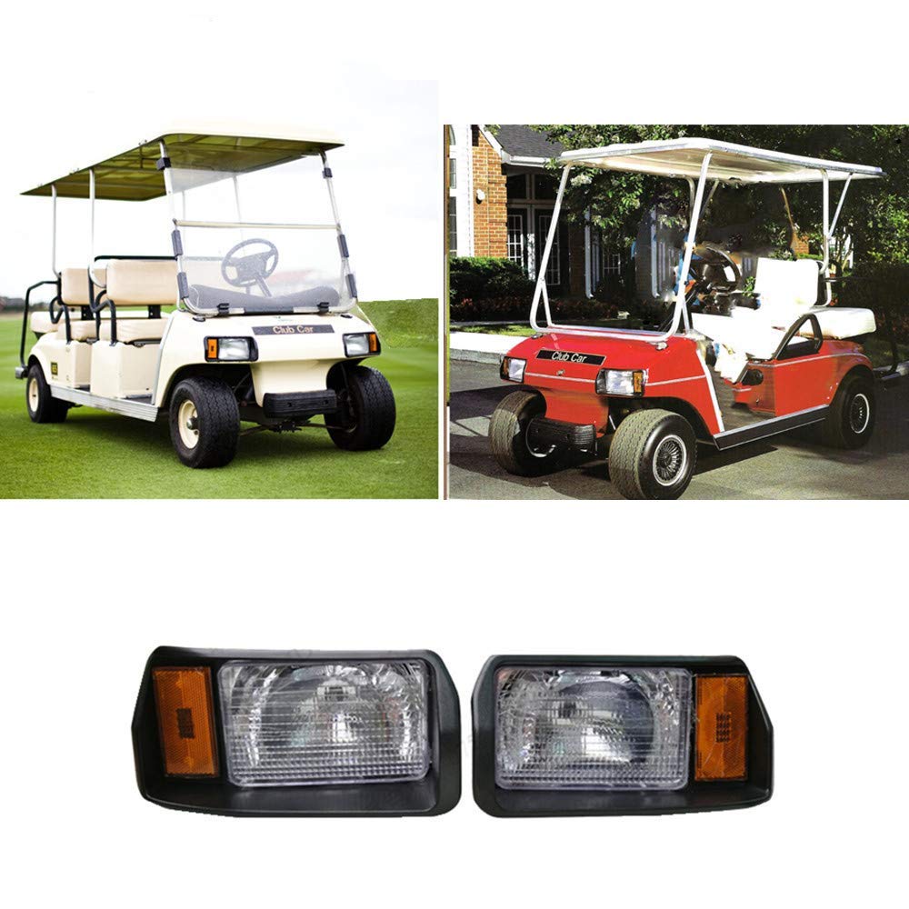 BeAcc golf cart headlight left DS, factory-style fit for reliable night visibility
