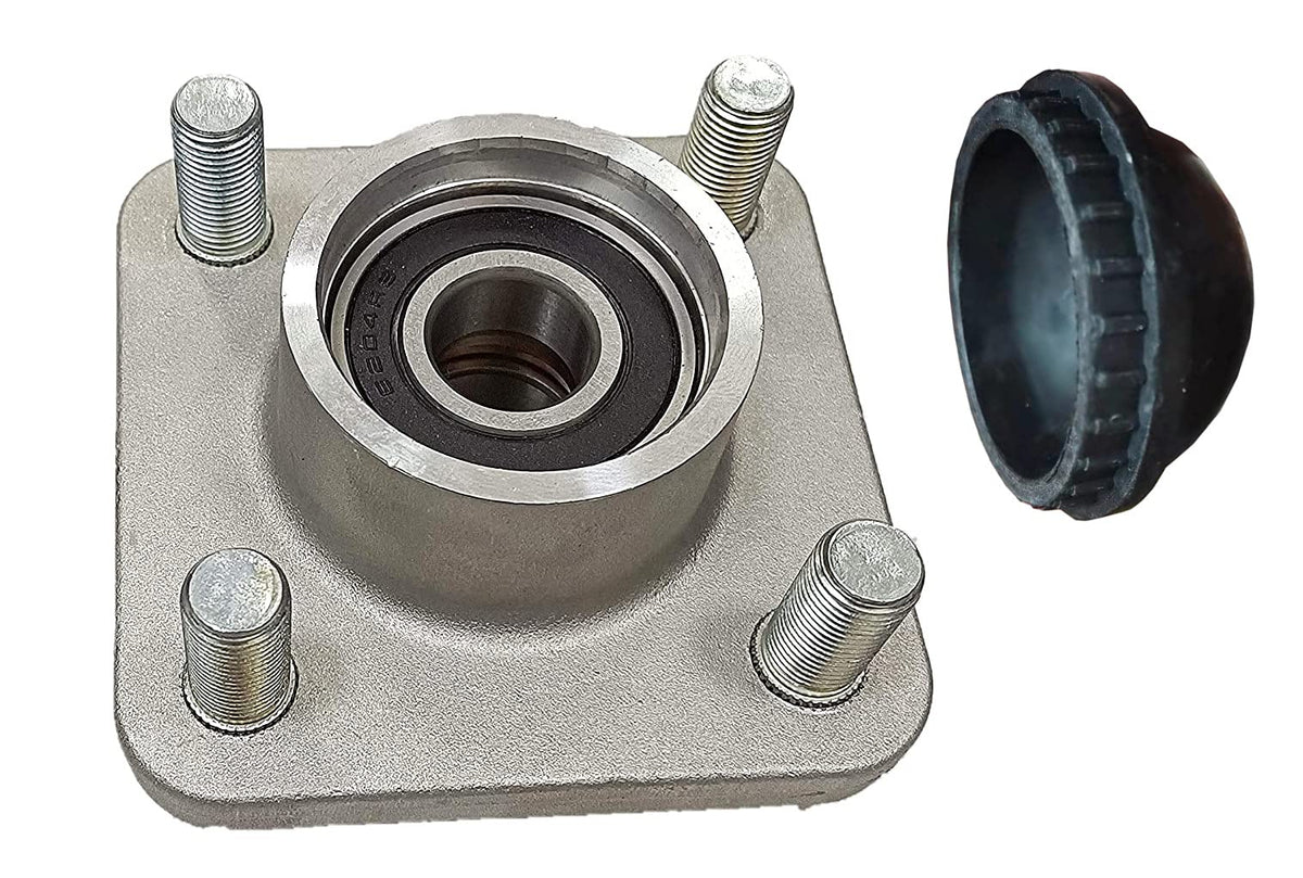 BeAcc hub assembly with bearings, races, seal for smooth operation