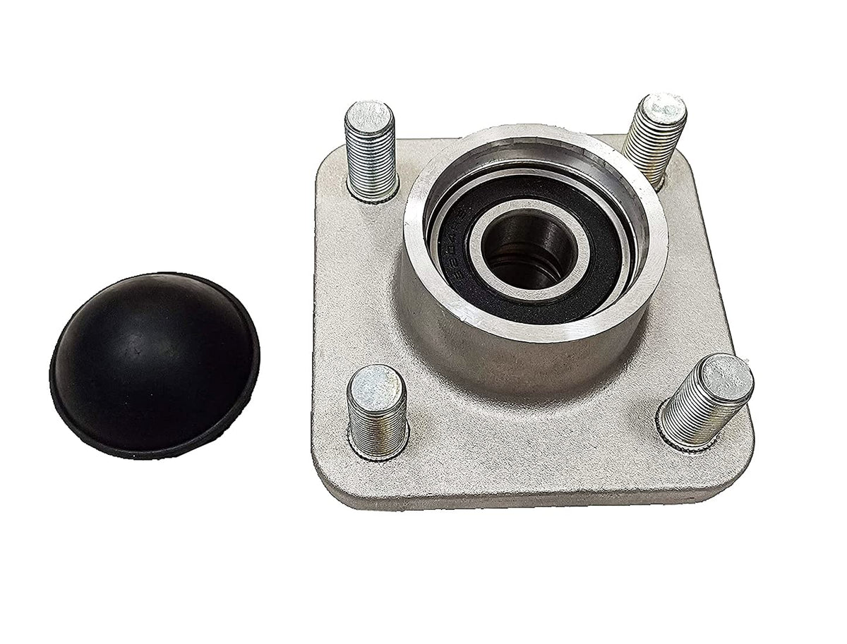 BeAcc lug bolts and center cap for quick, secure fit