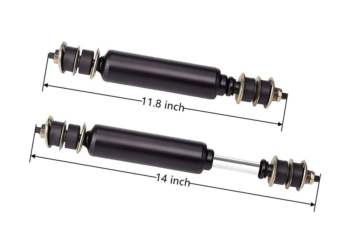 BeAcc two-piece rear shock kit; simple fit and improved ride control.