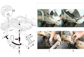 BeAcc replacement shocks; compatible with DS and Precedent part numbers.