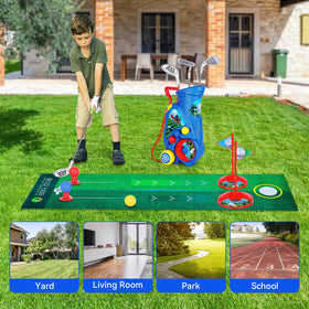 Beautiq colorful flags and tees aid aim and visual targets