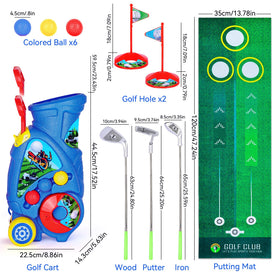 Beautiq putting mat supports indoor or outdoor putting and coordination