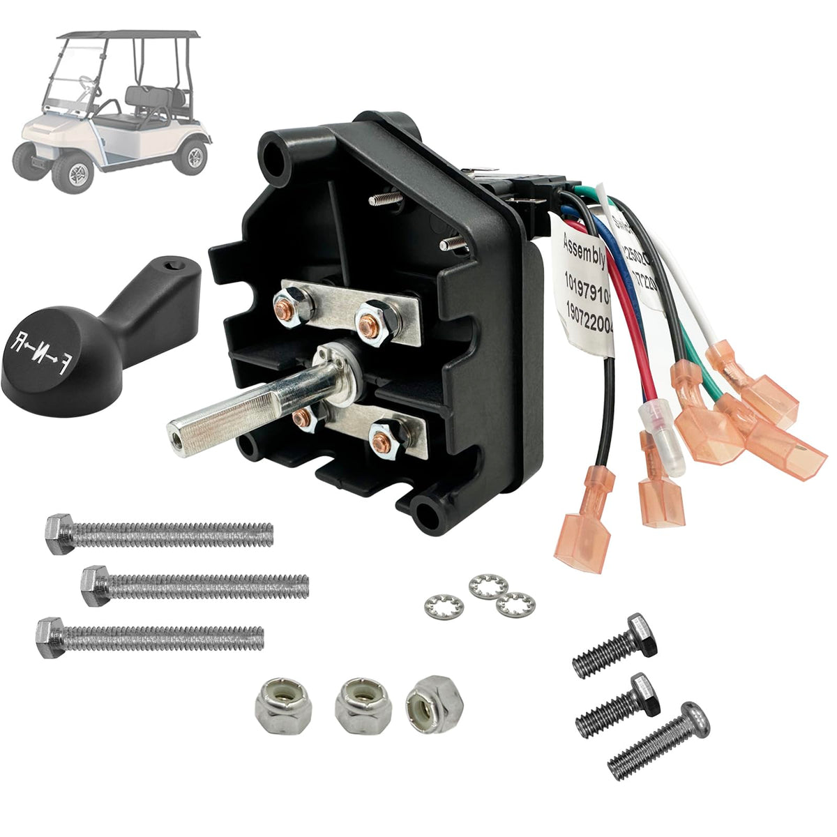 Beefento Club Car DS 36V switch front view for precise forward/reverse control.