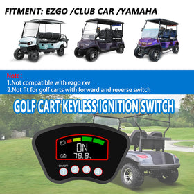 Beefento golf cart battery level display helps monitor charge at a glance.