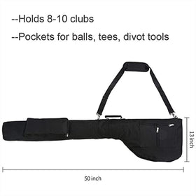 Bejetca Sunday Golf Bag 8-10 clubs capacity, ideal for trips.