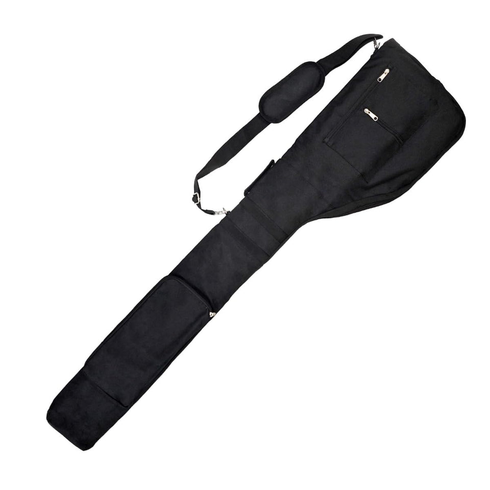 Bejetca Sunday Golf Bag foldable travel case, easy to store between rounds.