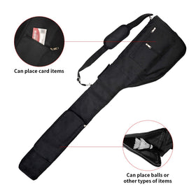 Bejetca Sunday Golf Bag padded shoulder straps enhance comfort.