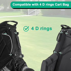 Bekith universal design fits most golf bags needing a replacement strap.