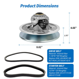 Belleone aluminum drive clutch assembly offering durable performance
