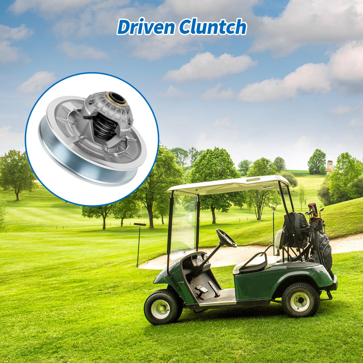 Belleone wide compatibility clutch suits Yamaha and YTF golf carts