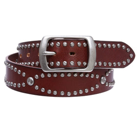 Beltiscool Western full view shows 40-inch belt with center buckle for versatile wear
