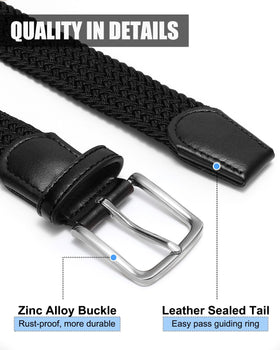 BELTROAD casual belt paired with pants, jeans, or shorts for versatile outfits.