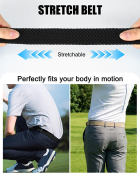 BELTROAD golf belt in action, ideal for sport and quick adjustments.