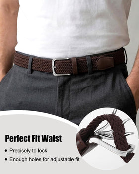 BELTROAD golf belt styled with pants for comfortable activity and performance.