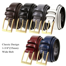 Stitched edge belt by Belts.com ensures durability and timeless styling for work and weekends.
