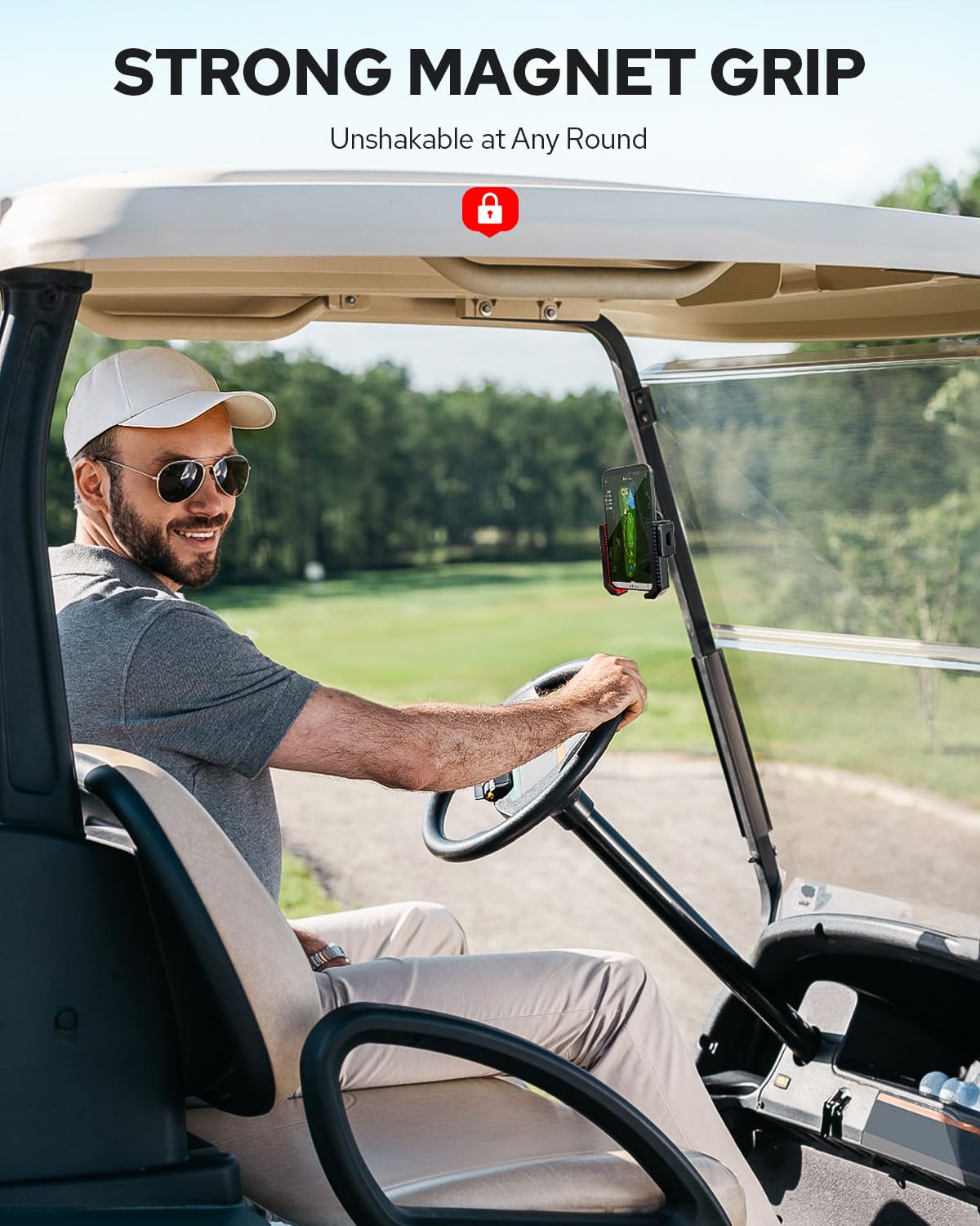 Benlari EZGO Club Car Yamaha compatible holder fits most popular carts.
