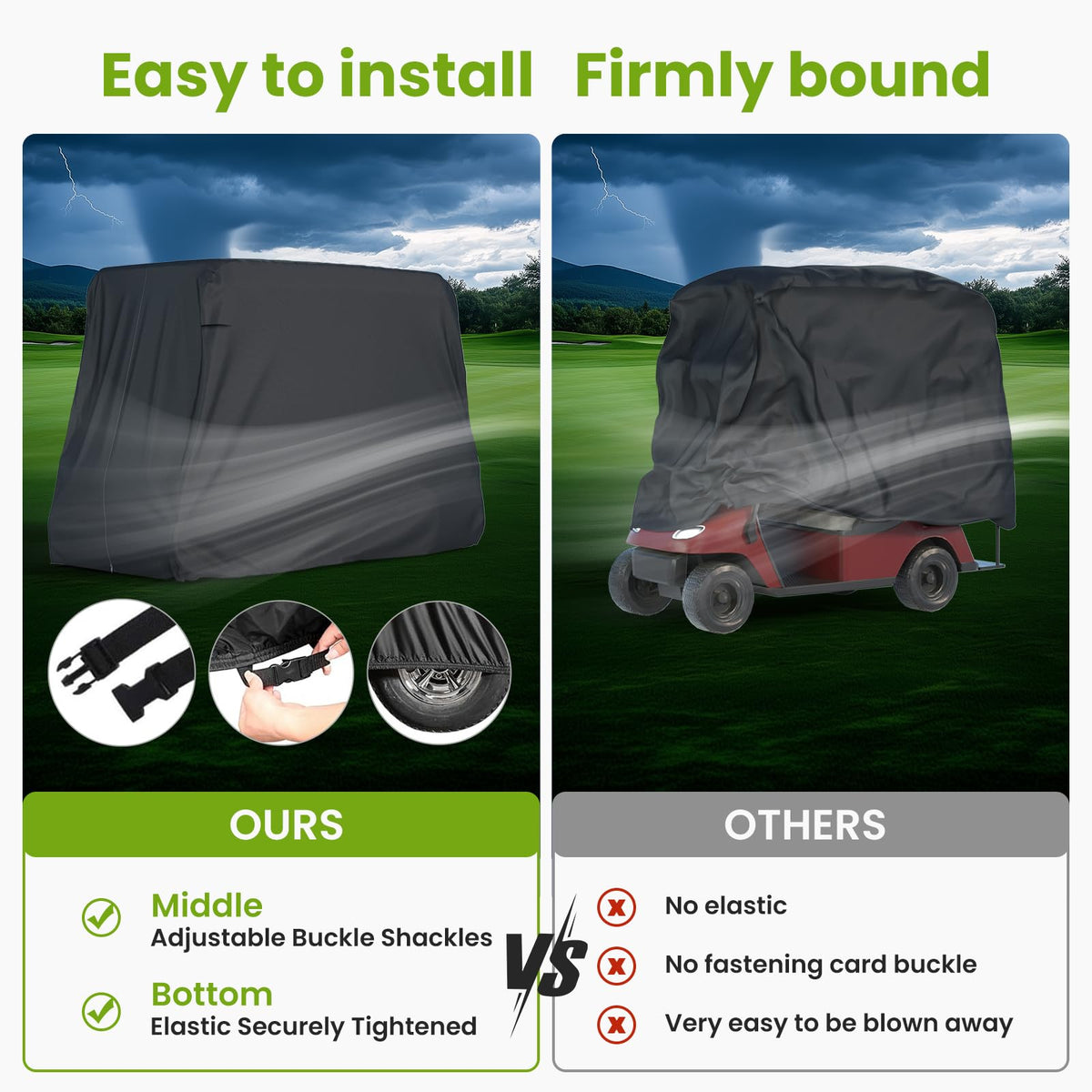 All-weather indoor and outdoor use for year-round protection