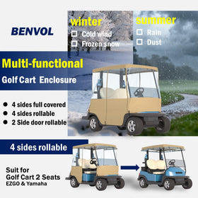 BENVOL secure locking system keeps enclosure in place on windy days