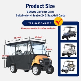 BENVOL heavy-duty 900D fabric blocks rain and wind for winter storage.
