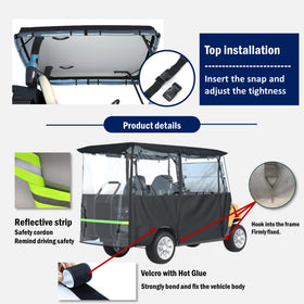 BENVOL quick tool-free installation for fast setup on any cart.