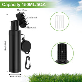 Beruth 360-degree water release enables versatile cleaning angles for clubs and accessories.
