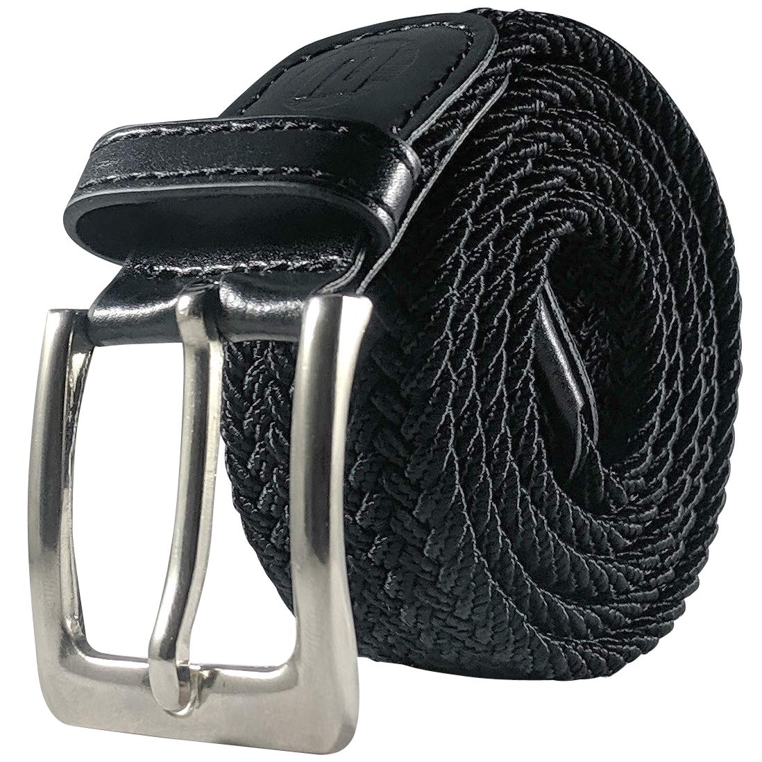 BESTA mens stretch belt braided elastic strap for flexible comfort