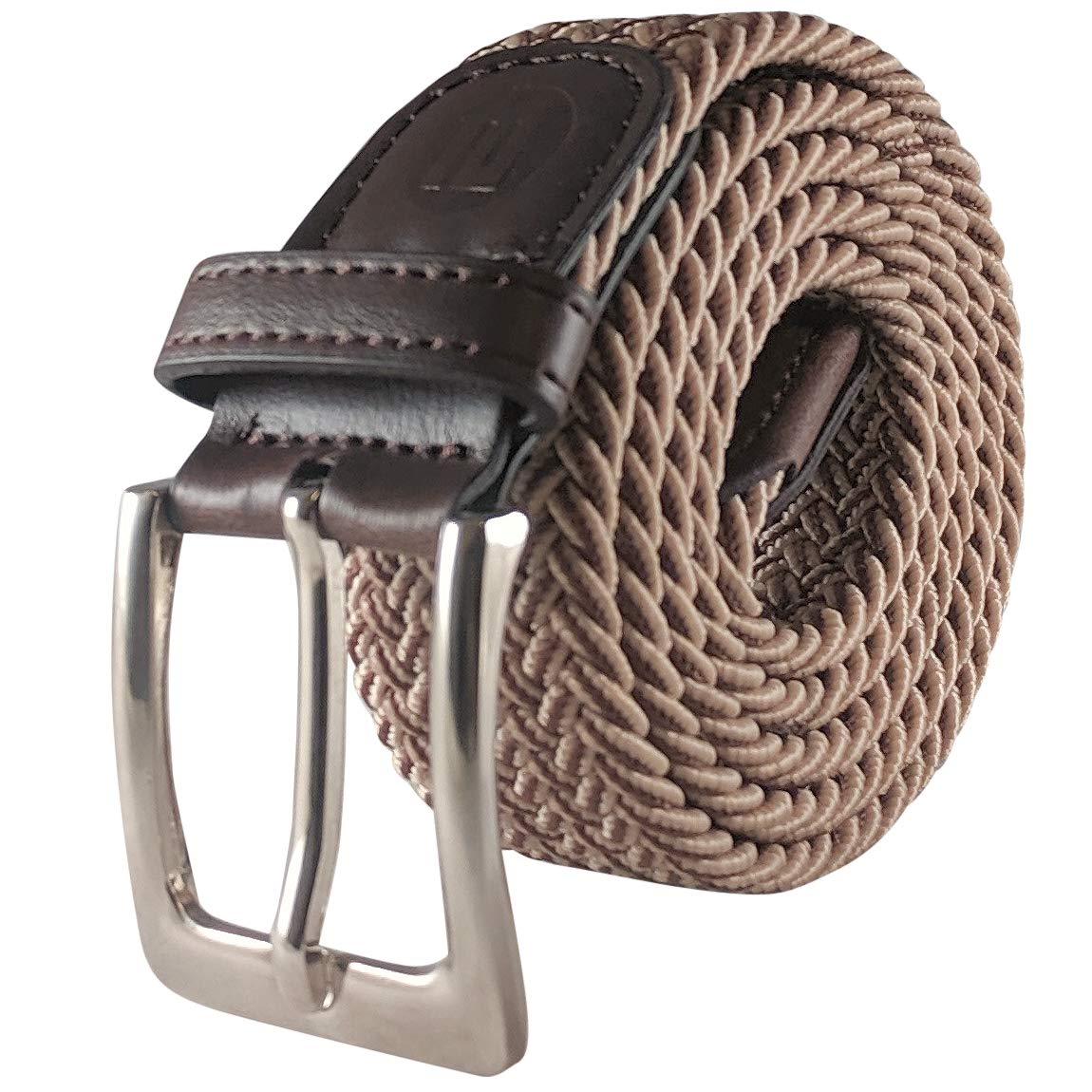 BESTA men's stretch belt braided strap for flexible, comfortable fit.
