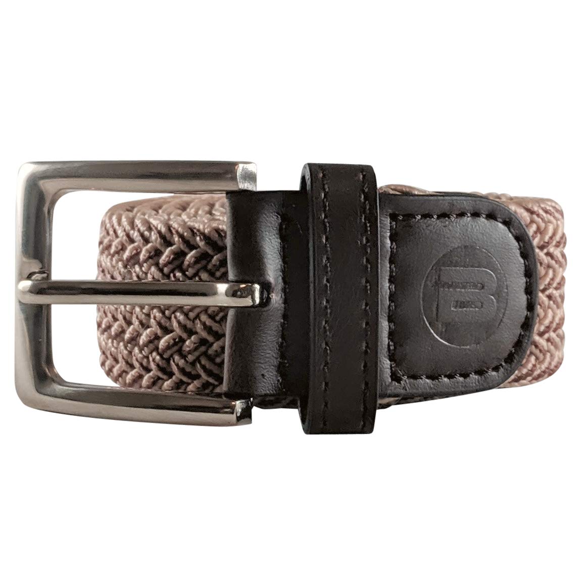 BESTA belt with PU leather accents for refined, animal-free style.