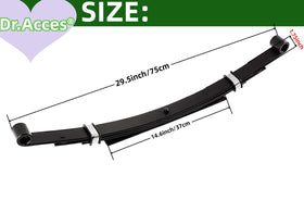 Spacer and rubber bushing components included in the kit