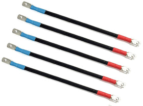 BestAccess Club Car DS battery cable 14-inch five-piece set for reliable 48V connections.