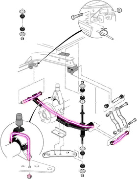 U-bolts and hardware for straightforward installation