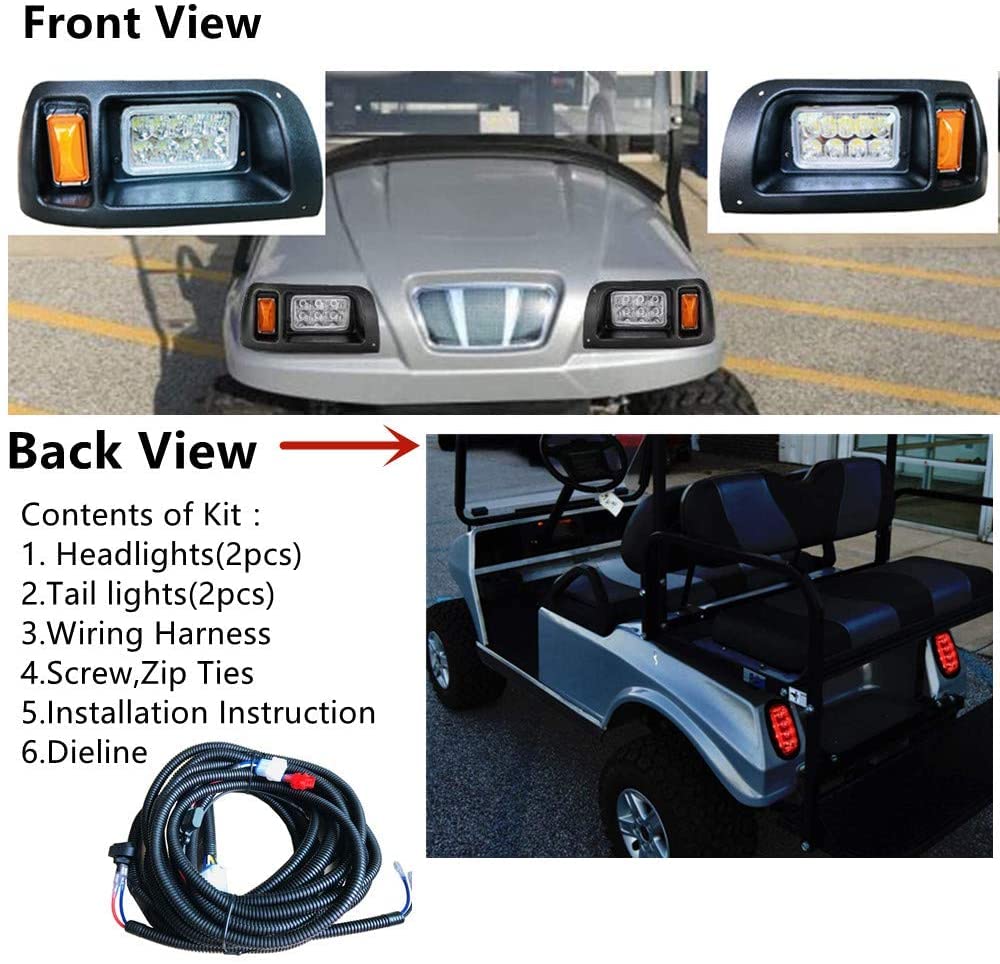 BestAccess DS LED taillights rear view improves signaling on DS carts