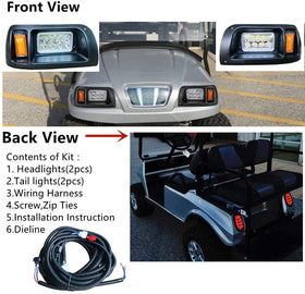 BestAccess DS LED taillights rear view improves signaling on DS carts