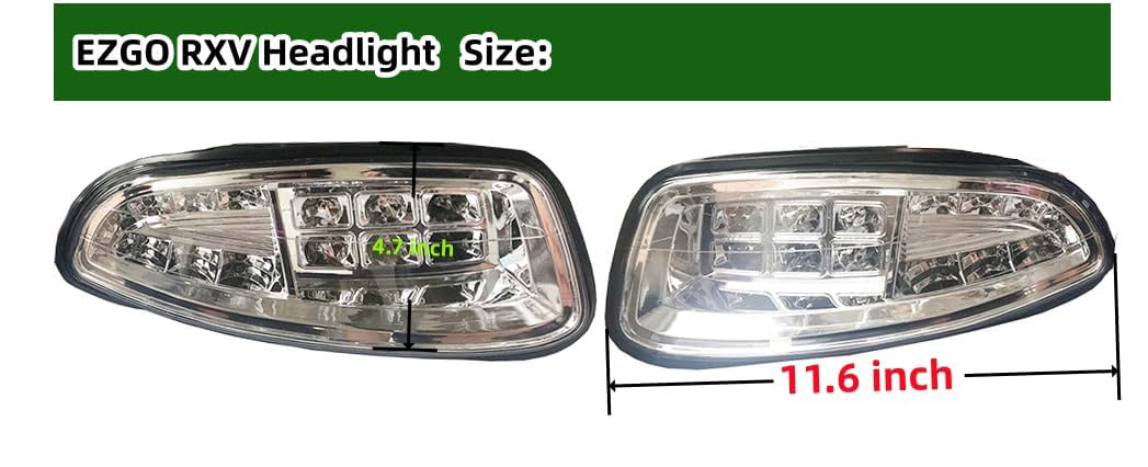 BestAccess EZGO RXV durability of LED headlights in rugged use