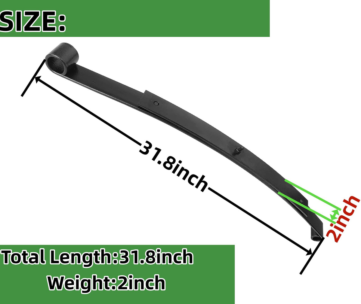 BestAccess EZGO RXV small rubber bushings minimize wear and improve flexibility.