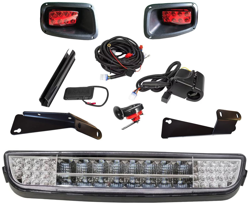 BestAccess EZ-GO TXT front headlight bar enhances night visibility for EZGO TXT carts.